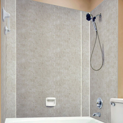 FromPlainToBeautifulInHours Subway Tile Mirroflex Tub and Shower
